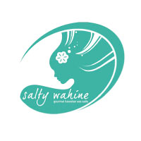 SALTY WAHINE logo